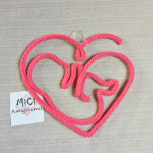 Bebê dentro do coração.