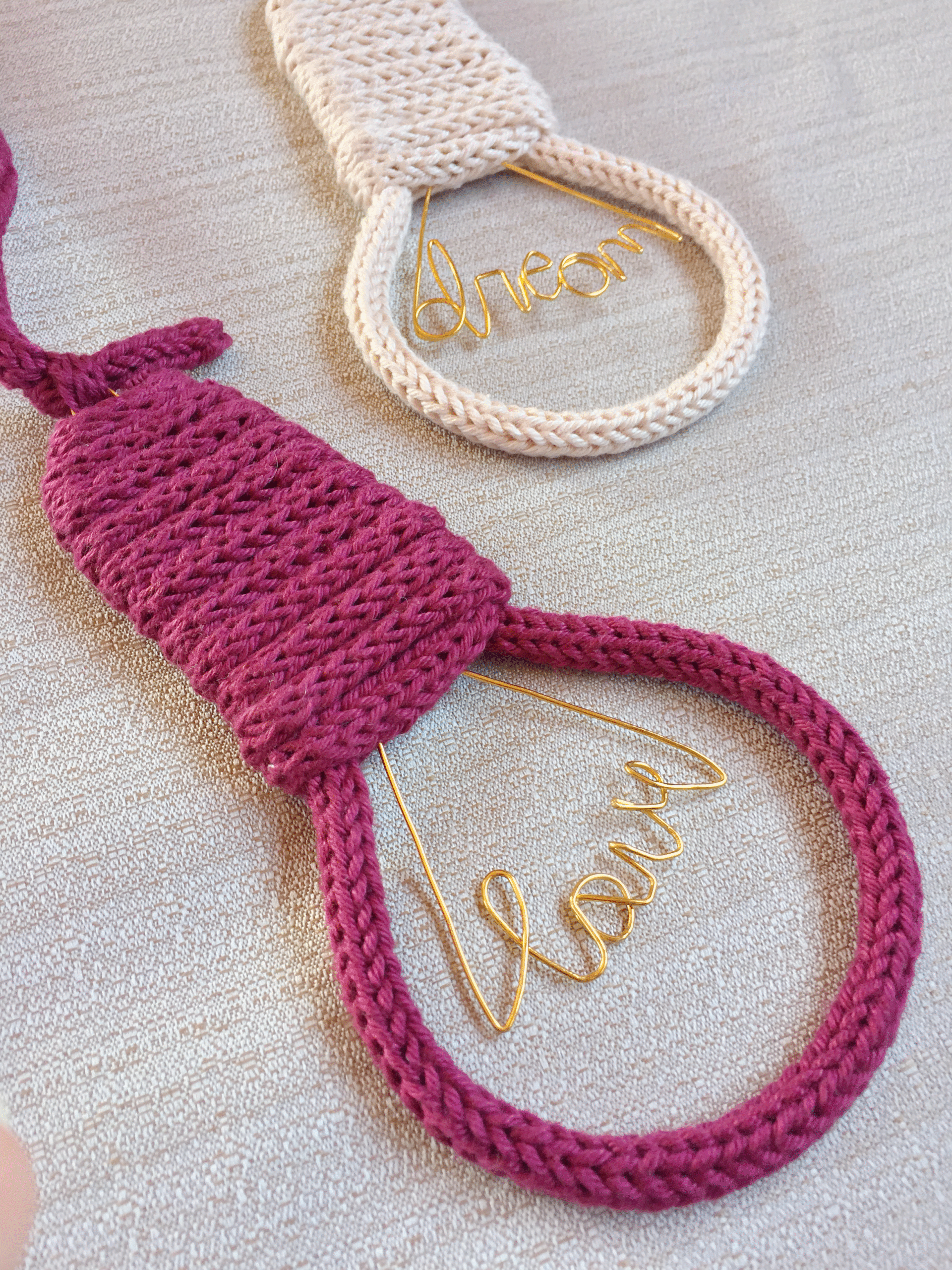 Lâmpada Decoratina em Tricotin - Imagem 4