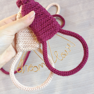 Lâmpada Decoratina em Tricotin