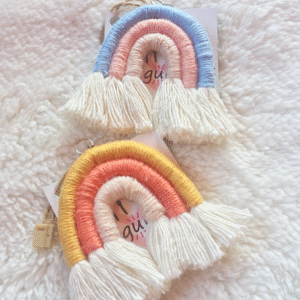 Chaveiro Arco-Íris Boho