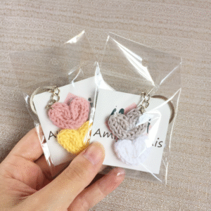 Chaveiro Coração Duplo