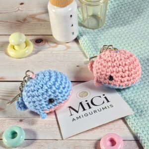 Chaveiro Baleia Chá Revelação